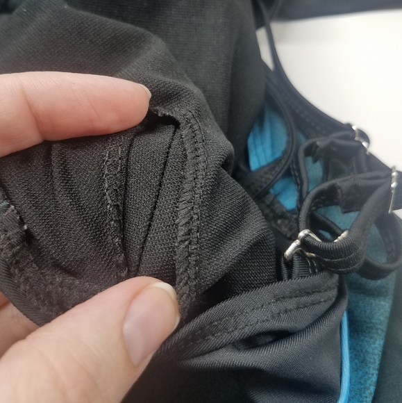 Ombre Blue and Black 2 Piece Bathing Suit - Picture 13 of 13